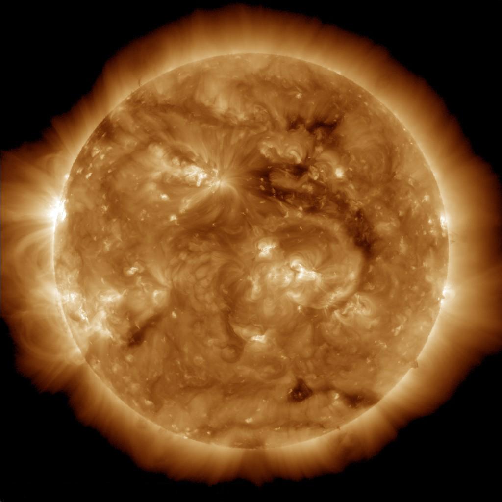 Image of the solar disk by NASA